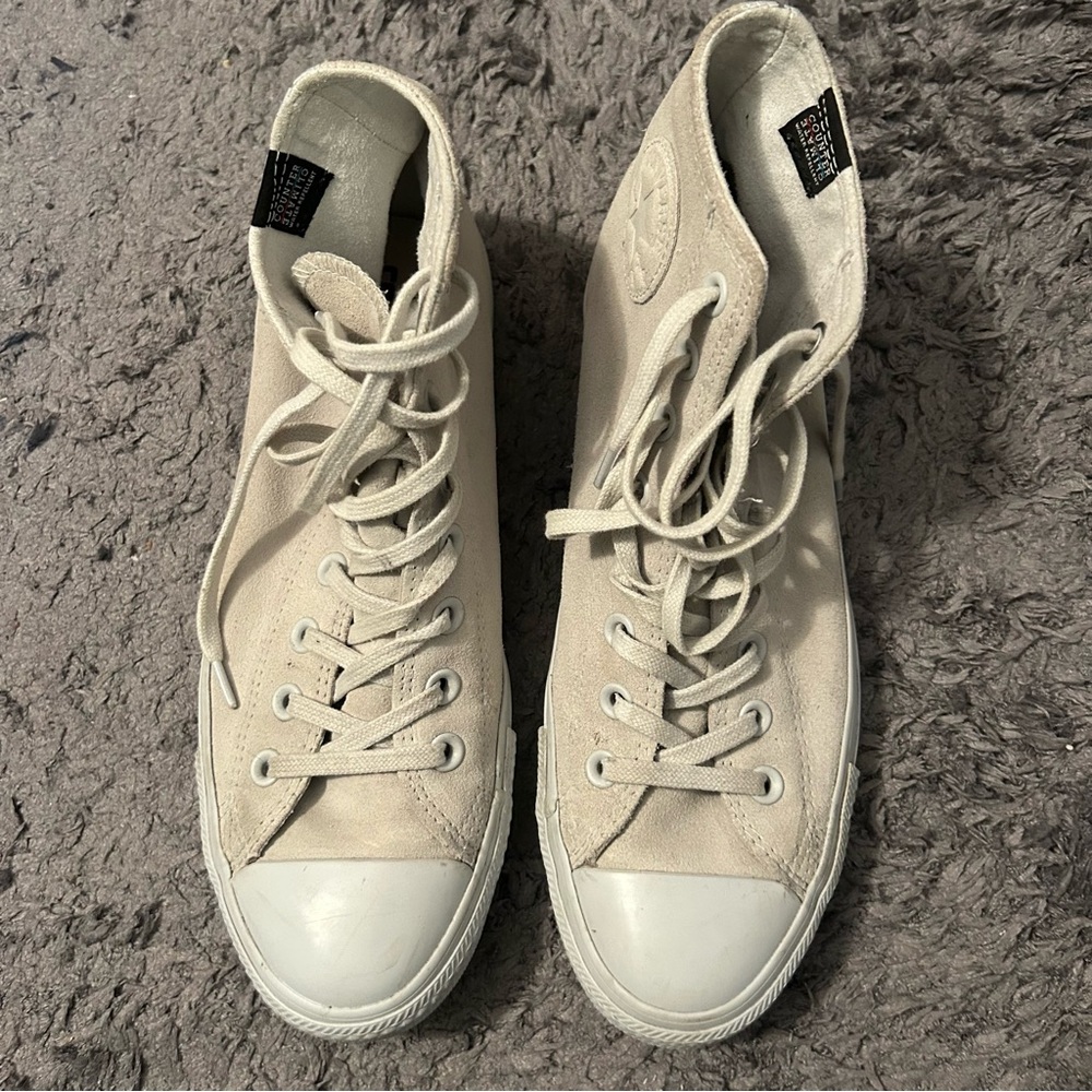 Converse Blue/Grey High-Top Sneakers